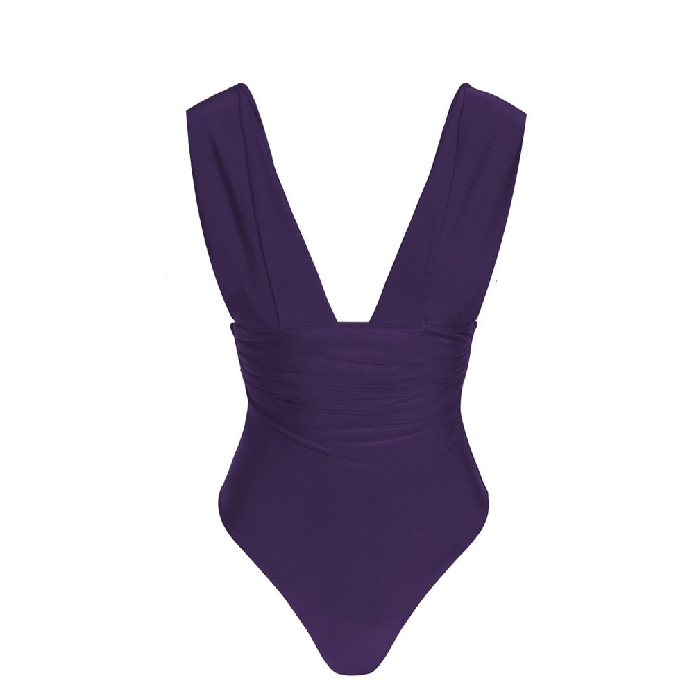 Cami and Jax Margot one piece swimsuit in Violetta NWOT